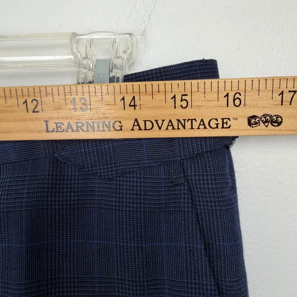 Billy Reid 38 X 31 Heirloom Mens Blue Glen Plaid 2-Button Suit USA Made Tailored